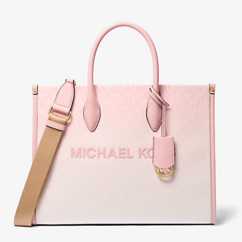 MICHAEL KORS Mirella Medium EW Ombré Logo Tote Bag
POWDER BLUSH
NWT - Picture 12 of 12